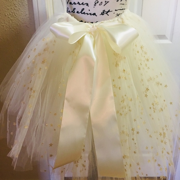 IVORY GIRL - flower girl tutu skirt - Picture 5 of 7